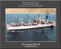 USS Skagit AKA 105 Personalized Ship Canvas Print