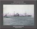 USS Pocomoke AV 9 Personalized Ship Canvas Print