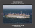 USS Shenandoah AD 44 Personal Ship Canvas Print Photo US Navy Veteran Gift