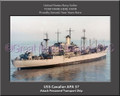 USS Cavalier APA 37 Personal Ship Canvas Print Photo US Navy Veteran Gift