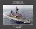 USS Wiltsie DD 716 Personal Ship Canvas Print Photo US Navy Veteran Gift #2