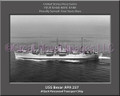 USS Bexar APA 237 Personalized Ship Canvas Print #2