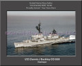 USS Dennis J Buckley DD 808 Personal Ship Canvas Print Photo US Navy Veteran Gift