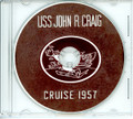 USS John R Craig DD 885 DD 885 1957 CRUISE BOOK CD