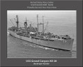 USS Gallant MSO 489 Personalized Canvas Ship Photo Print Navy Veteran Gift