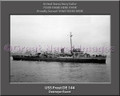 USS Frost DE 144 Personalized Ship Canvas Print