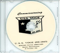 USS Voge DE 1047 Commissioning Program on CD 1966 Plank Owner