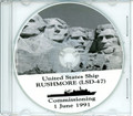 USS Rushmore LSD 47 Commissioning Program on CD 1991 Plank Owner