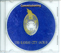 USS Kansas City AOR 3 Commissioning Program on CD 1970