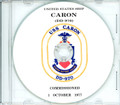 USS Caron DD 970 Commissioning Program on CD 1977