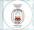 USS Kinkaid DD 965 Commissioning Program on CD 1976