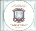 USS Kirk DE 1087 Commissioning Program on CD 1972