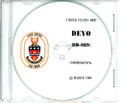 USS Deyo DD 989 Commissioning Program on CD 1980