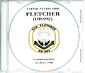 USS Fletcher DD 992 Commissioning Program on CD 1980