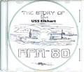 USS Elkhart APA 80 WWII Cruise Book CD