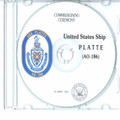  USS Platte AO 186 Commissioning Program on CD 1983