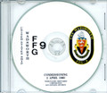 USS Wadsworth FFG 9 Commissioning Program on CD 1980 Plank Owner