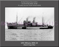  USS Athene AKA 22 Personalized Ship Photo Canvas Print