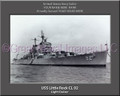 USS Little Rock CL 92 Personalized Ship Photo 2 Canvas Print