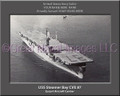  USS Steamer Bay CVE 87 Personalized Ship Photo Canvas Print
