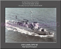 USS Liddle APD 60 Personalized Ship Photo Canvas Print
