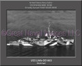 USS Little DD 803 Personalized Ship Photo Canvas Print