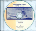 USS Mahan DLG 11 Commissioning Program on CD Plank Owner
