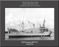 USS Sussex AK 213 Personalized Ship Canvas Print