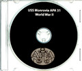 USS Monrovia APA 31 WWII Cruise Book CD