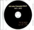 USS John F Kennedy CVA 67 1971-72 MED CRUISE BOOK CD US Navy