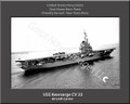 USS Kearsarge CV 33 Personalized Ship Canvas Print 3
