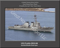 USS Preble DDG 88 Personalized Ship Canvas Print 3