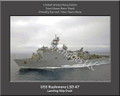 USS Rushmore LSD 47 Personalized Ship Canvas Print 3