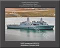 USS Somerset LPD 25 Personalized Ship Canvas Print 3