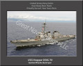 USS Hopper DDG 70 Personalized Ship Canvas Print 2