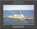 USS Truxtun DDG 103 Personalized Ship Canvas Print 2