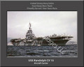 USS Randolph CV 15 Personalized Ship Canvas Print 2