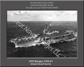 USS Ranger CVA 61 Personalized Ship Canvas Print 3