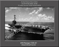  USS Ranger CVA 61 Personalized Ship Canvas Print 4