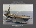 USS Saratoga CVA 60 Personalized Ship Canvas Print 6