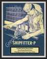 USN Navy Rate Print SHIPFITTER P RATE Personalized