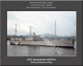 USS  Jamestown AGTR 3 Personalized Ship Canvas Print