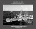 USS Joseph K Taussig DE 1030 Personal Ship Canvas Print 2