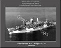 USS General M C Meigs AP 116 Personal Ship Canvas Print 2