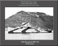 USS Buoyant AM 153 Personalized Ship Canvas Print 2