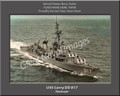 USS Corry DD 817 Personalized Ship Canvas Print 2