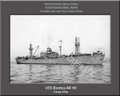 USS Booties AK 99 Personalized Ship Photo Canvas Print