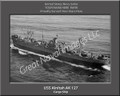 USS Alnitah AK 127 Personalized Ship Photo Canvas Print