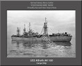 USS Allioth AK 109 Personalized Ship Photo Canvas Print