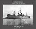 USS Crater AK 70 Personalized Ship Photo Canvas Print